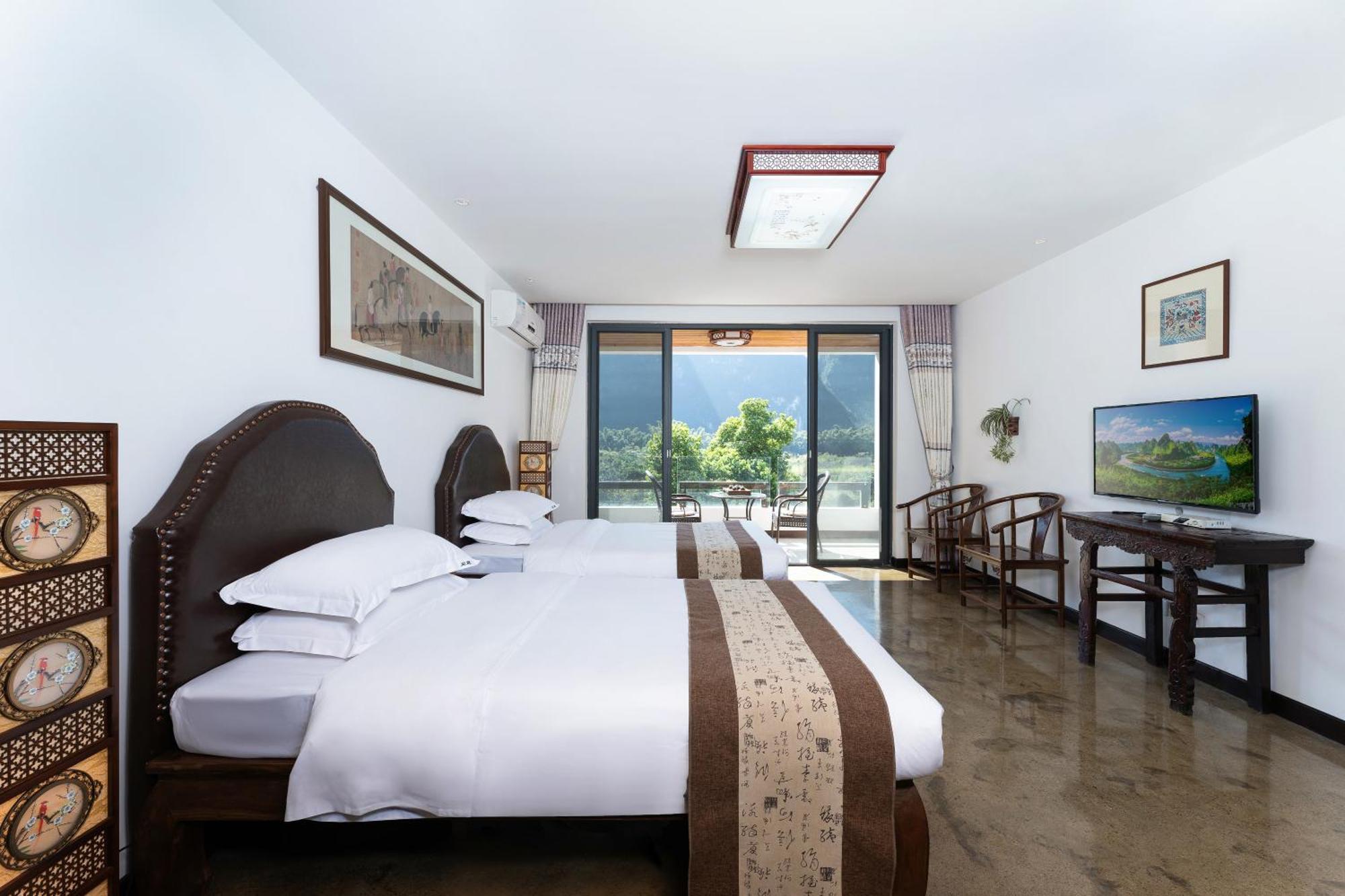 Leisure Courtyard Hotel Yangshuo-Free Shuttle Bus To Yangshuo Station Stay 2 Nights One Way Zewnętrze zdjęcie